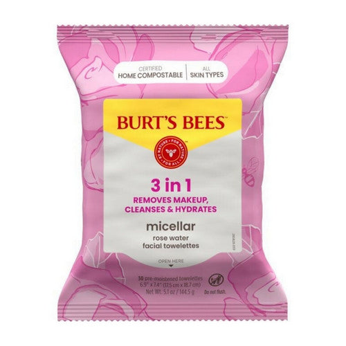 Micellar Makeup Removing Towelettes 30 Count by Burts Bees