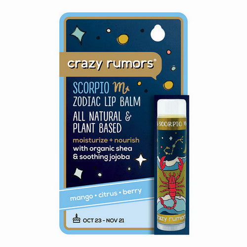 Scorpio Water Blend Lip Balm 0.15 Oz by Crazy Rumors