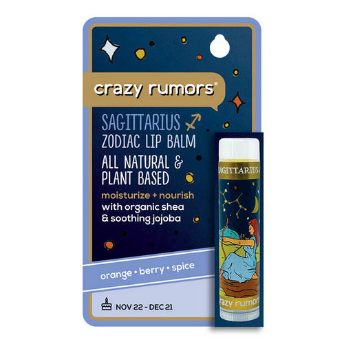 Sagittarius Fire Blend Lip Balm 0.15 Oz by Crazy Rumors