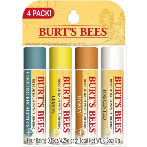 Lip Balm Rescue 4 Count by Burts Bees