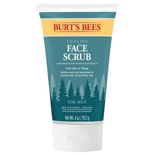 Mens Cooling Face Scrub 4 Oz by Burts Bees
