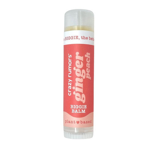 BIGGIE Ginger Peach Lip Balm 0.55 Oz by Crazy Rumors