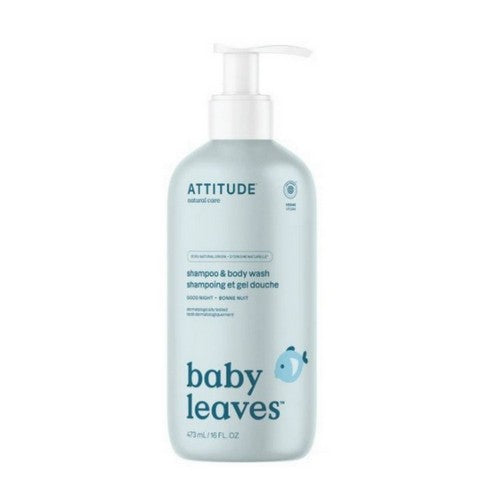 Baby Leaves Shampoo And Body Wash Good Night 16 Oz by Attitude