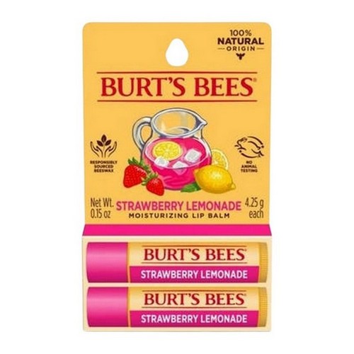 Strawberry Lemonade Lip Balm 2 Count by Burts Bees