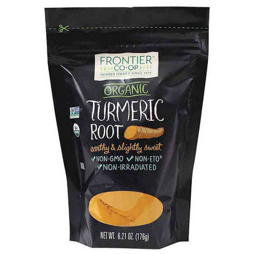 Organic Ground Turmeric Root 6.21 Oz by Frontier Coop