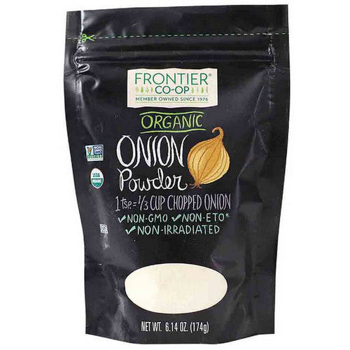 Organic Onion Powder White 6.14 Oz by Frontier Coop