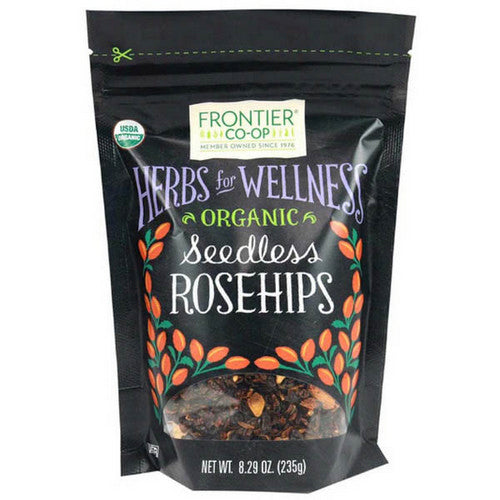 Organic Seedless Rosehips Cut And Sifted 8.29 Oz by Frontier Coop