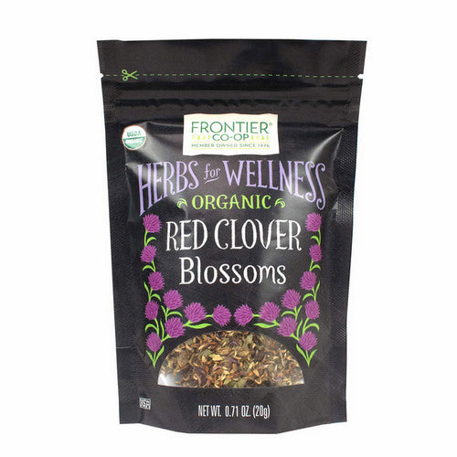 Organic Whole Red Clover Blossoms 0.71 Oz by Frontier Coop