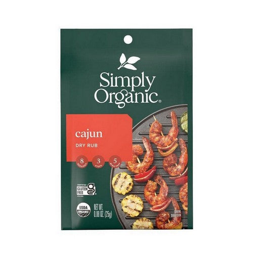 Organic Cajun Dry Rub 0.88 Oz by Simply Organic