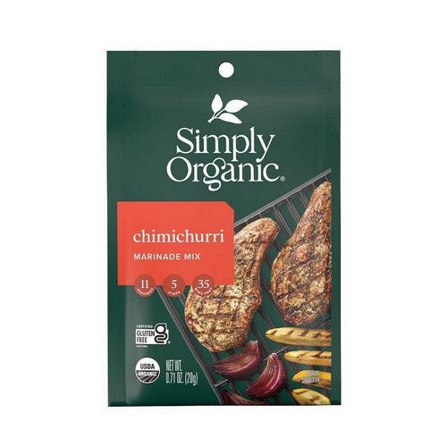 Organic Chimichurri Marinade Mix 0.71 Oz by Simply Organic