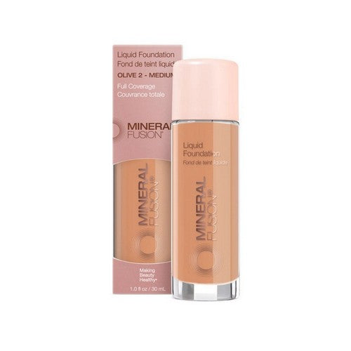 Liquid Foundation Olive 2 Medium 1 Oz by Mineral Fusion