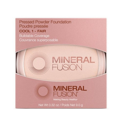 Pressed Powder Foundation Cool 1 Fair 0.32 Oz by Mineral Fusion