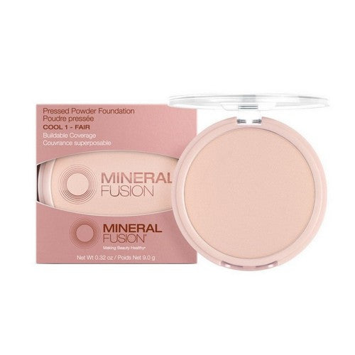 Pressed Powder Foundation Cool 2 Light 0.32 Oz by Mineral Fusion