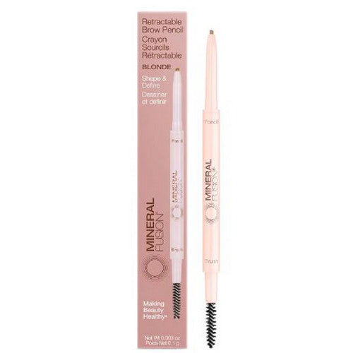 Dark Brown Retractable Brow Pencil 0.003 Oz by Mineral Fusion