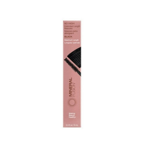 So High Extended Length Mascara Black 0.3 Oz by Mineral Fusion