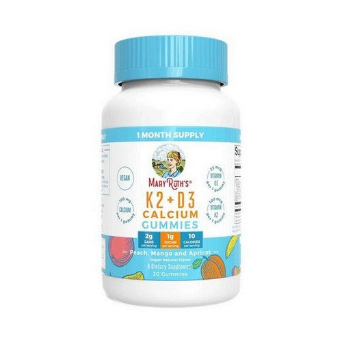 K2 plus D3 Calcium Gummies 30 Count by MaryRuth's