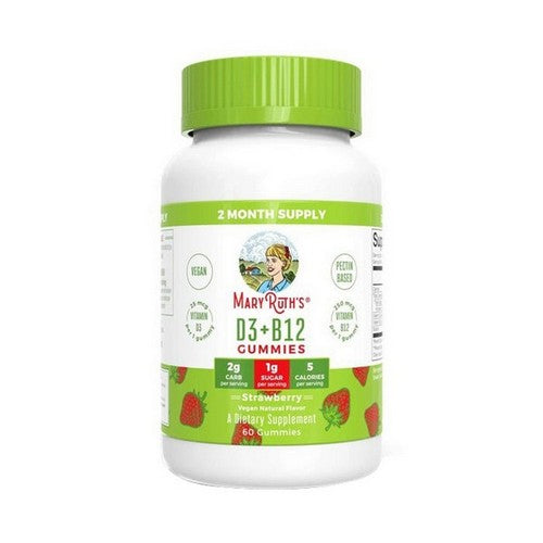 D3 plus B12 Gummies 60 Count by MaryRuth's