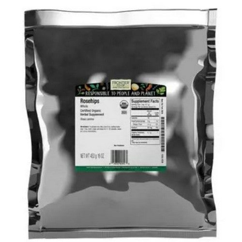 Organic Rosehips Whole 1 Lb by Frontier Coop