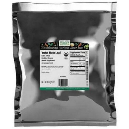 Organic Yerba Mate Leaf Cut & Sifted 1 Lb by Frontier Coop
