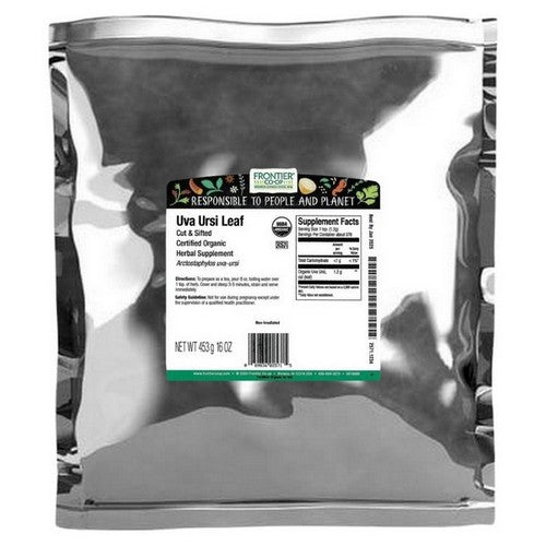 Organic Uva Ursi Leaf Cut & Sifted 16 Oz by Frontier Coop