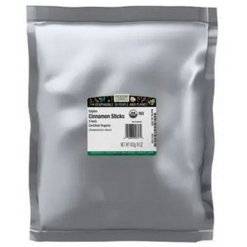 Organic Ceylon Cinnamon Sticks 3" 1 Lb by Frontier Coop