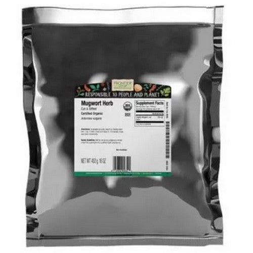 Organic Mugwort Herb Cut & Sifted 1 Lb by Frontier Coop