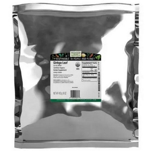Organic Ginkgo Leaf Cut & Sifted 1 Lb by Frontier Coop