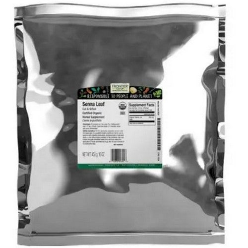 Organic Senna Leaf Cut & Sifted 1 Lb by Frontier Coop