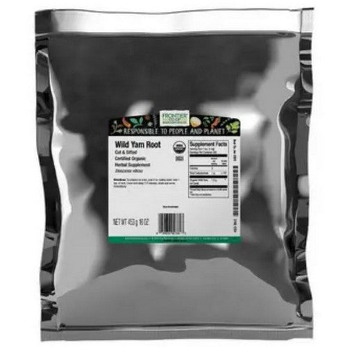 Organic Wild Yam Root Cut & Sifted 1 Lb by Frontier Coop