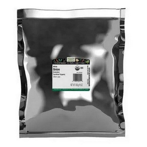 Organic Granulated White Onion 16 Oz by Frontier Coop