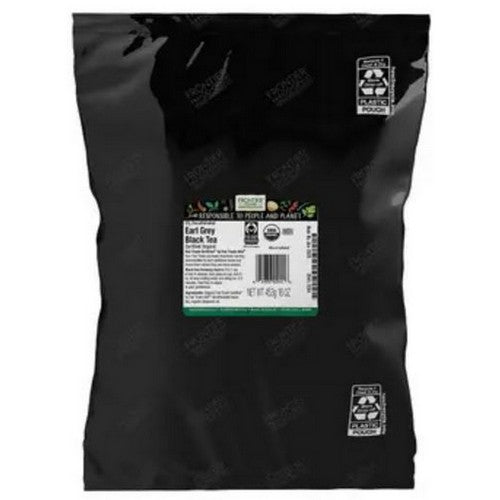 Organic CO2 Decaffeinated Earl Grey Black Tea 1 Lb by Frontier Coop
