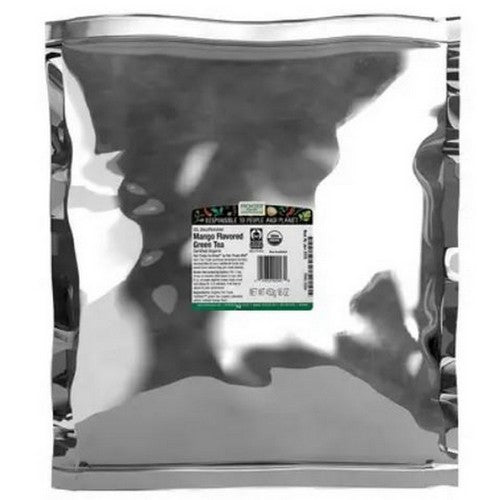Organic CO2 Decaffeinated Mango Flavored Green Tea 1 Lb by Frontier Coop