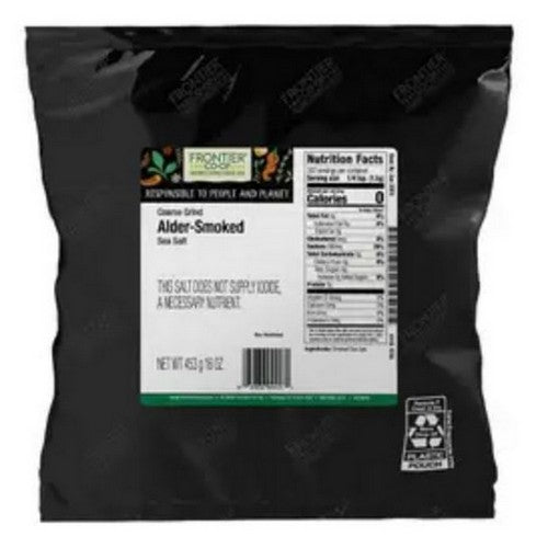 Alder Smoked Salt Coarse Grind 1 Lb by Frontier Coop