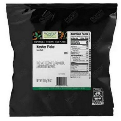 Kosher Flake Salt 16 Oz by Frontier Coop