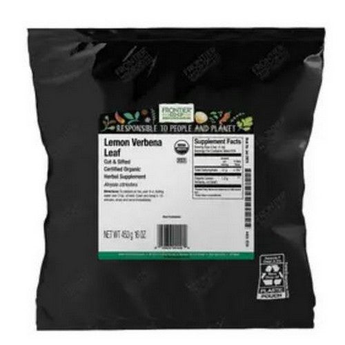 Organic Lemon Verbena Leaf Cut & Sifted 1 Lb by Frontier Coop
