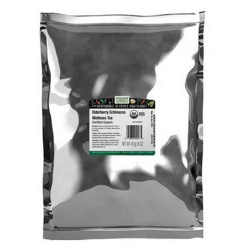 Organic Elderberry Echinacea Wellness Tea 1 Lb by Frontier Coop