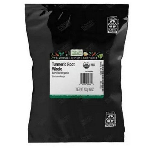Organic Turmeric Root Whole 1 Lb by Frontier Coop
