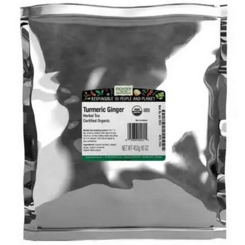 Organic Turmeric Ginger Herbal Tea 1 Lb by Frontier Coop