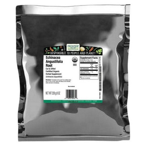 Organic Echinacea Angustifolia Root Cut & Sifted 8 Oz by Frontier Coop