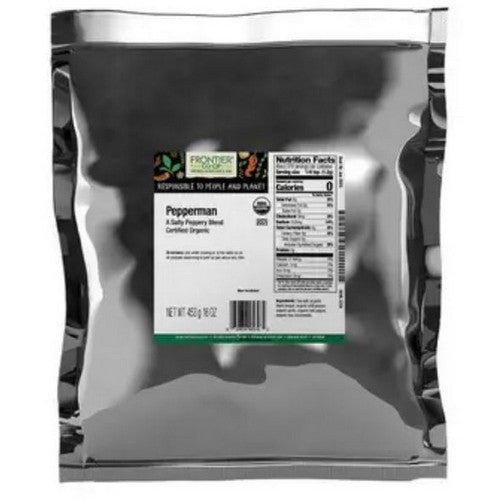 Organic Pepperman Seasoning 16 Oz by Frontier Coop