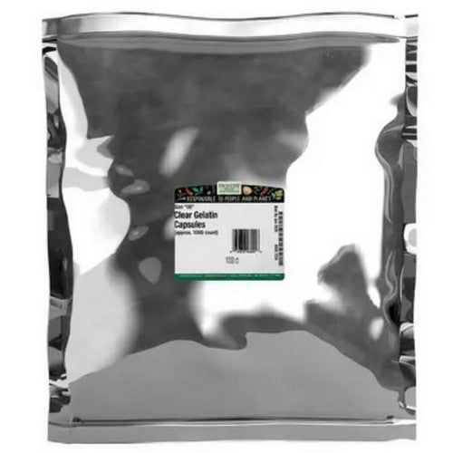 Clear Gelatain 00 Capsules 1000 Count by Frontier Coop
