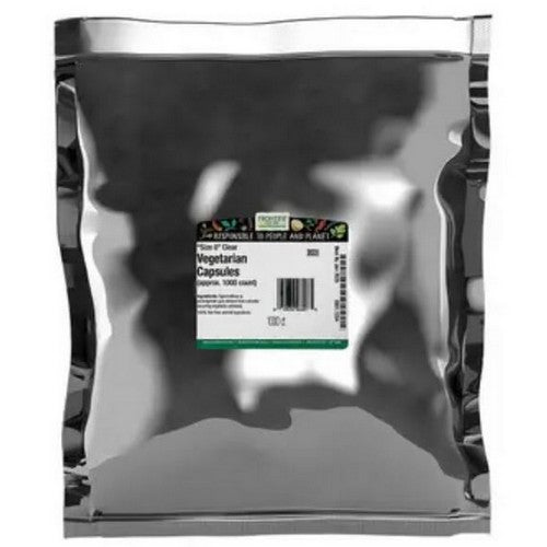 Frontier Clear Vegetarian 0 Capsules 1000 Count by Frontier Coop