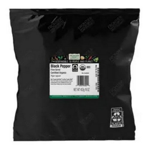 Organic Fair Trade Certified Fine Grind Black Pepper 1 Lb by Frontier Coop