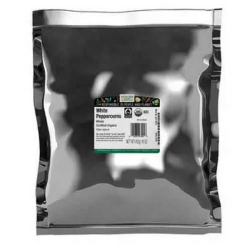 Organic White Peppercorns 1 Lb by Frontier Coop