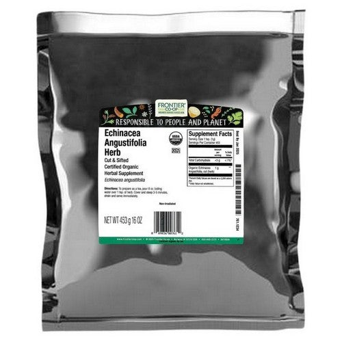 Organic Echinacea Angustifolia Herb Cut & Sifted 1 Lb by Frontier Coop