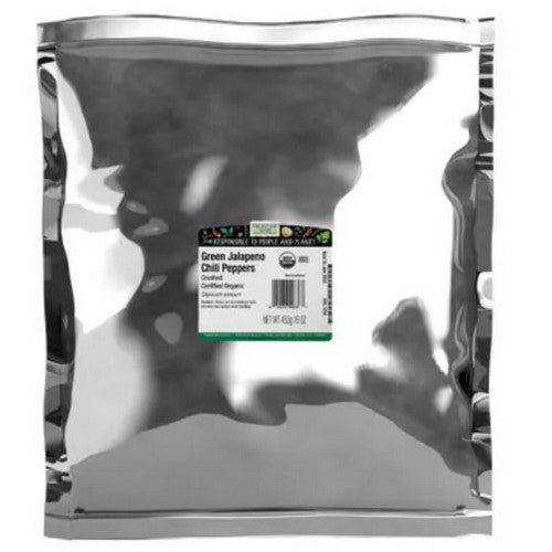 Organic Green Jalapeno Chili Pepper Crushed 16 Oz by Frontier Coop
