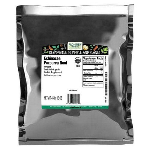 Organic Echinacea Purpurea Root Powder 1 Lb by Frontier Coop
