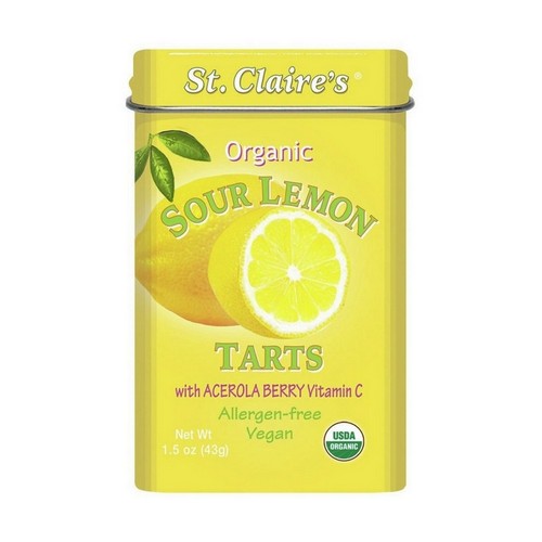 Sour Lemon Tarts With Acerola Berry Vitamin C 1.5 Oz by St.Claires Organics