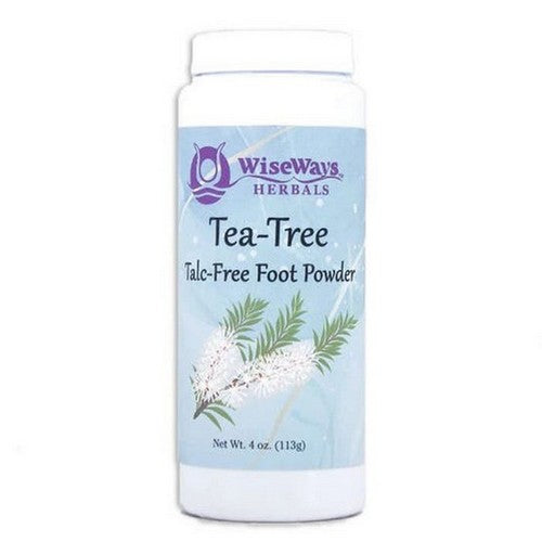 Tea Tree Foot Powder 4 Oz by Wise Ways Herbals