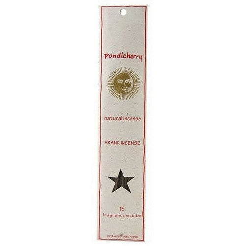 Frankincense Incense Sticks 15 Count by Pondicherry Natural Incense